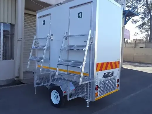 Luxury VIP mobile toilet trailer with premium amenities